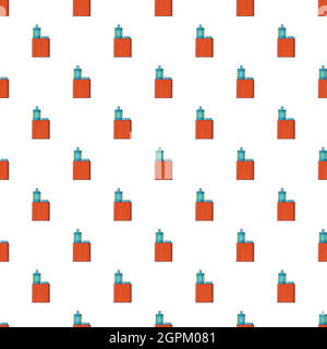 Vaping device pattern, cartoon style Stock Vector