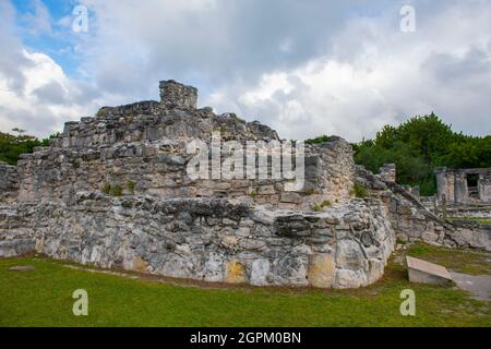 Maya ruin El Rey archaeological site, Cancun, Quintana Roo QR, Mexico ...