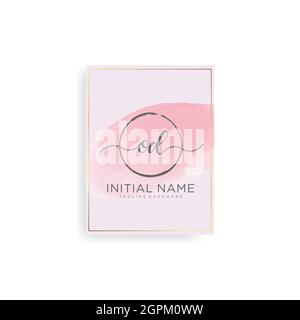 Letter Initial with Royal Template.elegant with crown logo vector, Creative Lettering Logo Vector Illustration. Stock Vector
