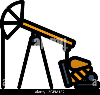 Oil Pump Icon Stock Vector