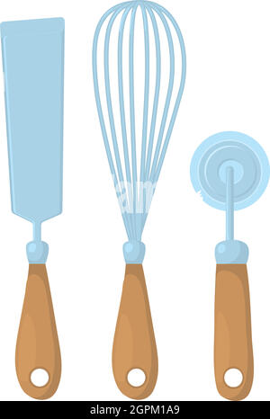 Kitchenware icon, cartoon style Stock Vector