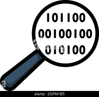 Data Analysing Icon Stock Vector
