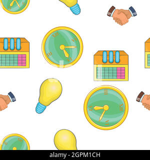 Corporation pattern, cartoon style Stock Vector