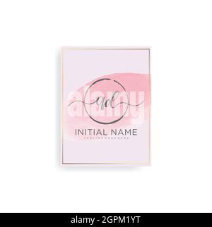 Letter Initial with Royal Template.elegant with crown logo vector, Creative Lettering Logo Vector Illustration. Stock Vector