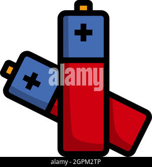 Electric Battery Icon Stock Vector