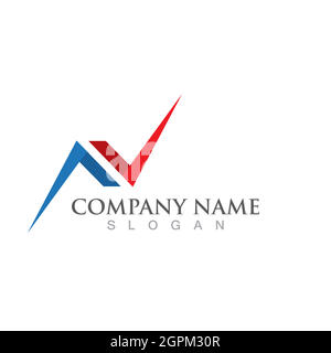 Business Finance Logo template Stock Vector