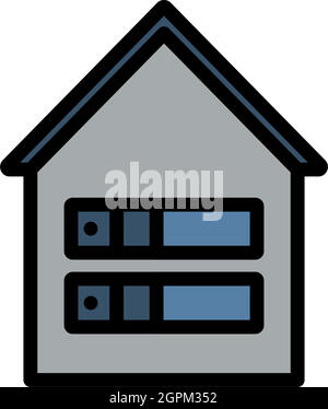 Datacenter Icon Stock Vector