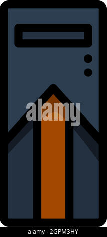System Unit Icon Stock Vector