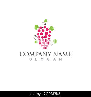 Grapes vector icon illustration design Stock Vector