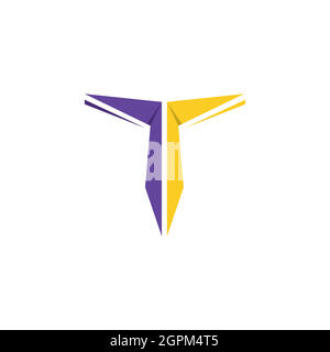 T logo and symbol vector Stock Vector