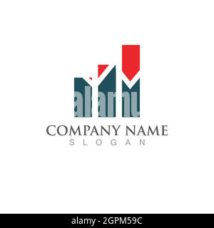 Business Finance Logo template Stock Vector
