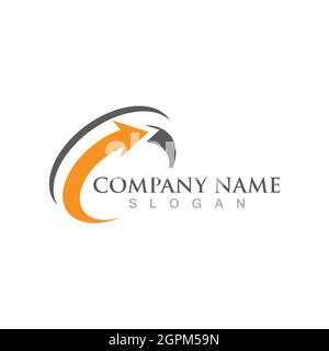 Faster Logo Template vector icon Stock Vector