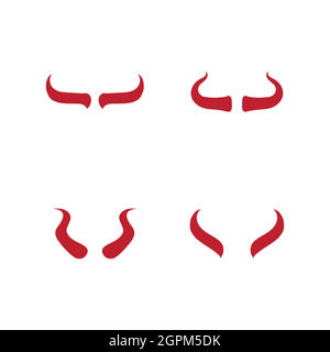 Devil horn Vector icon Stock Vector