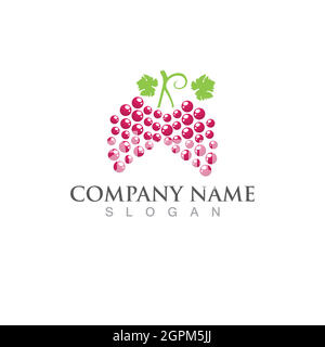 Grapes vector icon illustration design Stock Vector