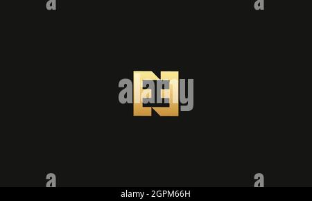 LETTERS EE LOGO DESIGN WITH NEGATIVE SPACE EFFECT FOR ILLUSTRATION USE Stock Vector