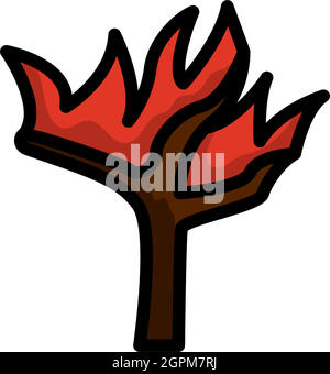 Wildfire Icon Stock Vector