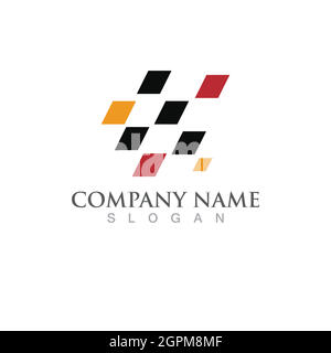 Faster Logo Template vector icon Stock Vector