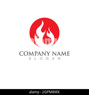 Fire flame vector illustration design Stock Vector