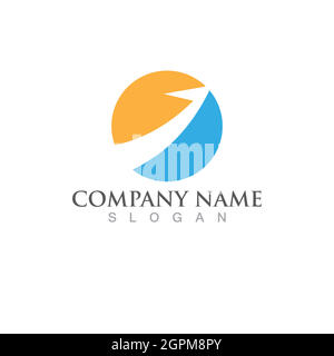 Arrow Faster logo vector illustration icon Logo Template Stock Vector
