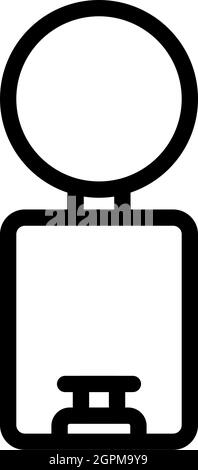 Trash Can Icon Stock Vector