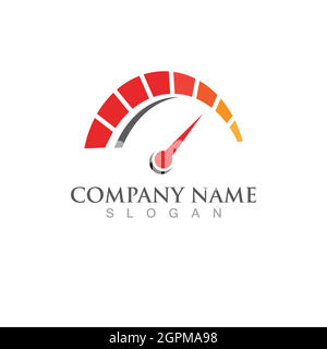 Faster Logo Template vector icon Stock Vector
