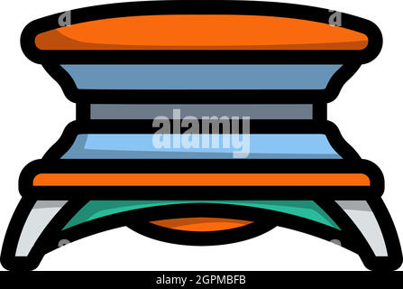 Icon Of Solarium Stock Vector