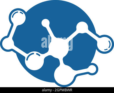 molecule logo vector illustration design Stock Vector