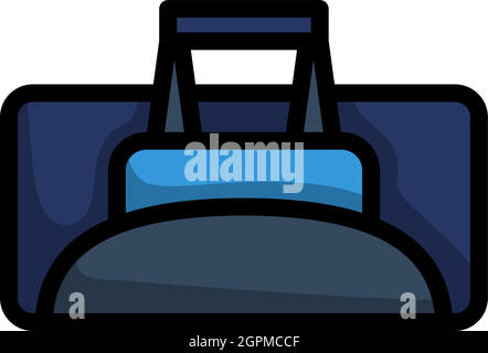 Icon Of Fitness Bag Stock Vector