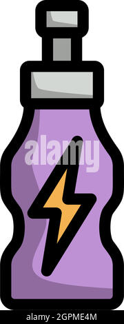 Icon Of Energy Drinks Bottle Stock Vector