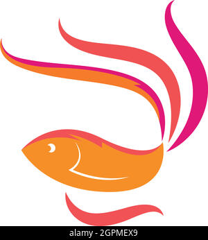 betta fish icon vector illustration design Stock Vector