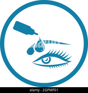 ear drops vector illustration icon Stock Vector