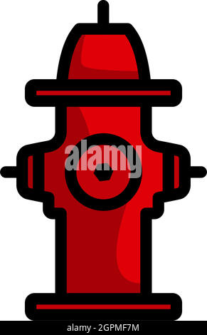 Fire Hydrant Icon Stock Vector