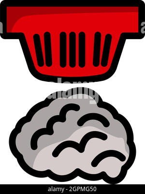 Smoke Sensor Icon Stock Vector