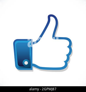 I LIKE HAND EPS10 Stock Vector