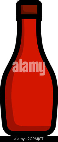 Tomato Ketchup Icon Stock Vector
