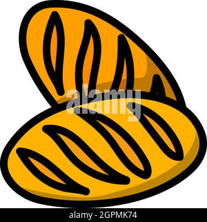 Bread Icon Stock Vector