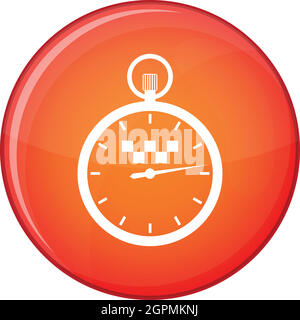 Speedometer in taxi icon, flat style Stock Vector