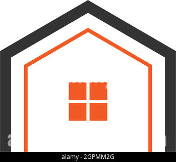 House icon logo simple design template vector Stock Vector