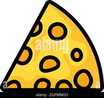 Cheese Icon Stock Vector