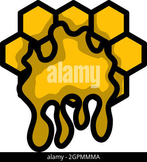 Honey Icon Stock Vector