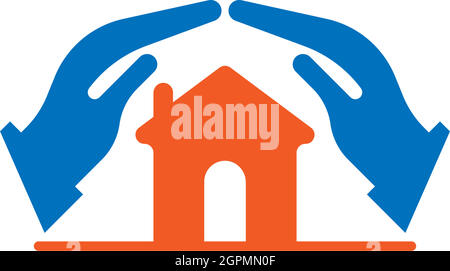House icon logo simple design template vector Stock Vector