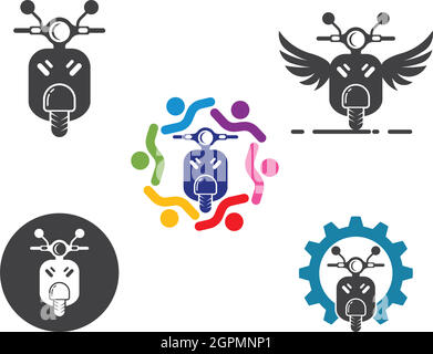 scooter vector icon illustration design Stock Vector