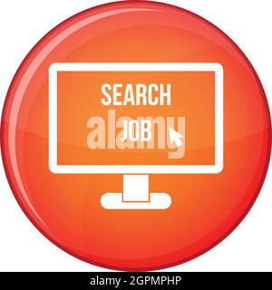 Job search vector concept flat style design illustration Stock Vector ...