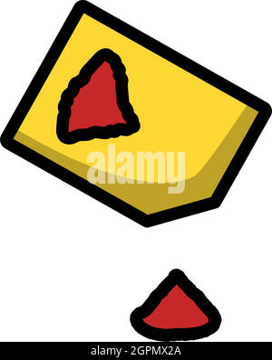 Seasoning Package Icon Stock Vector