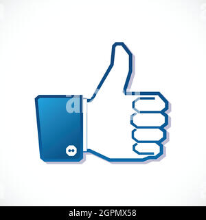 I LIKE HAND EPS10 Stock Vector