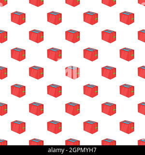 Toaster pattern, cartoon style Stock Vector