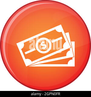 Stack of dollar bills icon, flat style Stock Vector Image & Art - Alamy