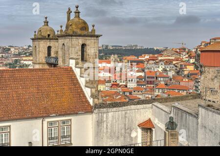 Porto landmarks, Portugal, HDR Image Stock Photo