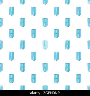 Refrigerator pattern, cartoon style Stock Vector
