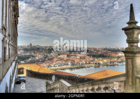 Porto landmarks, Portugal, HDR Image Stock Photo